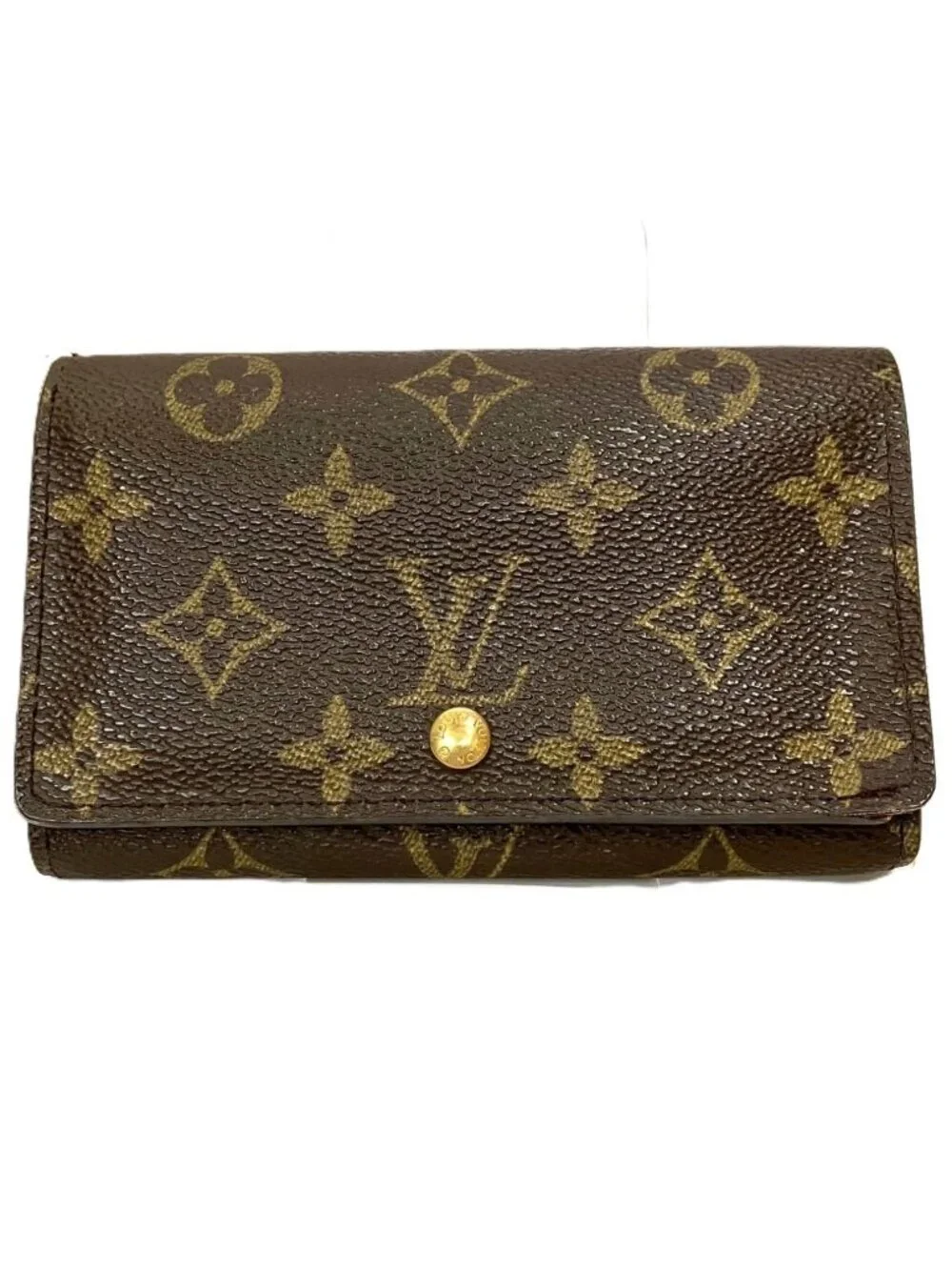 Louis Vuitton Portefeuille Tresor Monogram Bifold Wallet Canvas